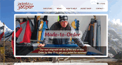 Desktop Screenshot of jacketsforjasper.com